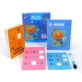 Joan Miro Wipe Clean Reusable Leaning Cards with Wipe Clean Marker - Addition & Subtraction