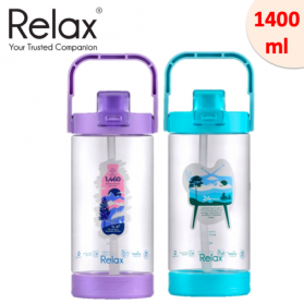 RELAX TRITAN WATER BOTTLE WITH STRAW 1400ML