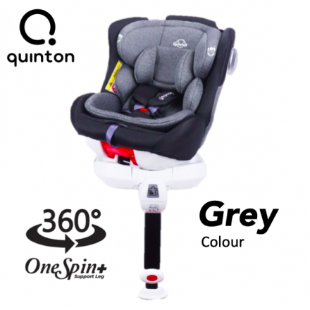 Quinton Onespin+ 360 Convertible Baby Safety Car Seat with ISOFIX + Support Leg