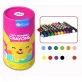 Joan Miro Jar Melo Washable Silky Crayon (12ct) Non Toxic Twistable Large Baby Coloring Crayons