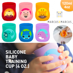 Marcus & Marcus Silicone Baby Training Cup 120ml/ 4oz For Little Starter