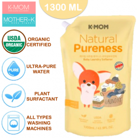 KMOM Natural Baby Fabric Softener - Refill Pack (1300ml)