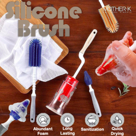 MOTHER-K Silicone Brush - 2 Kinds of Set