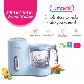 Lunavie Smart Baby Food Maker Food Processor (1 Year Warranty)