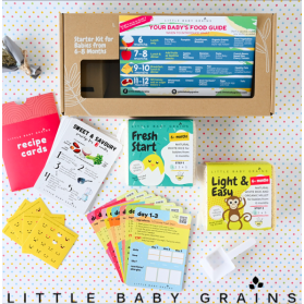 [PREMIUM RANGE] Little Baby Grains Premium Natural Rice Starter Kit for Babies from 6 – 8 Months
