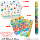 Marcus & Marcus Reversible Rollable Playmat (180x150x1cm) Come With Storage Easy Carry Bag