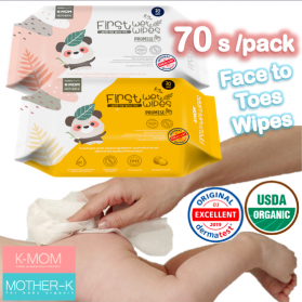 KMOM Organic Baby First Wet Wipes Promise 70 sheet