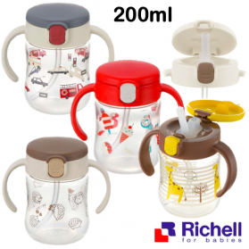 Richell T.L.I Straw Cup 200ml