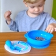 Marcus & Marcus Silicone Self Feeding Suction Bowl with Lid (450ml)