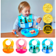 Marcus & Marcus Creative Play Wide Coverage Silicone Bib - The Little Chef & The Little Pilot