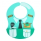 Marcus & Marcus Creative Play Wide Coverage Silicone Bib - The Little Chef & The Little Pilot