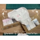 Infancie 3 Pack Bamboo Face Washers (25x25cm) Face Washcloth Handkerchief