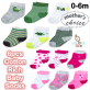 Infancie Mother's Choice 6 Baby Socks (0-6m) Cotton Rich