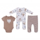 Infancie Mother's Choice Baby 3pcs Set Babygrower, Bodysuit & Leggings