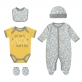 Infancie Mother's Choice 5pcs Starter Set (Babygrower, Bodysuit, Bib, Mittens & Hat)