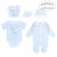 Infancie Mother's Choice 5pcs Starter Set (Babygrower, Bodysuit, Bib, Mittens & Hat)