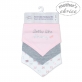 Infancie Mother's Choice Pack of 3 Bandana Bibs Snap Closure Triangle Bib