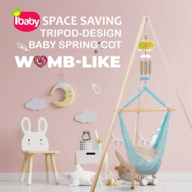 I-Baby Spring Cot TRAVEL SET (Tripod Type Baby Cradle) Rangka Buaian Bayi 