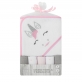 Infancie Mother's Choice Hooded Towel & 5 Washcloths Ultra Soft Organic Bamboo Washcloths Handkerchiefs