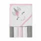 Infancie Mother's Choice Hooded Towel & 5 Washcloths Ultra Soft Organic Bamboo Washcloths Handkerchiefs