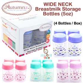 Autumnz Wide Neck Breastmilk Storage Bottles *5oz* (4 btls) Breastfeeding Breast Milk