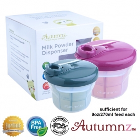 Autumnz Milk Powder Dispenser Container (3 Compartment)