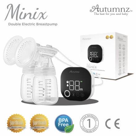 Autumnz Minix Double Electric Breastpump (1 Year Warranty)