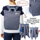 Autumnz Gourgeous Diaper Backpack (Ash Grey) Mommy Bag