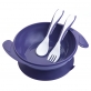 Autumnz Baby Suction Bowl with Spoon & Fork Set