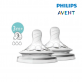 Philips Avent Natural Teat 2.0 (2pcs/pack) Anti Colic Bottle Nipple Twin