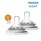 Philips Avent Natural Teat 2.0 (2pcs/pack) Anti Colic Bottle Nipple Twin