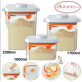 Autumnz One-Push Airtight Powder & Food Storage Container with Spoon & Scraper