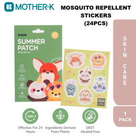 KMOM (MOTHER-K) Summer Patch Mosquito Repellent Sticker (24pcs)