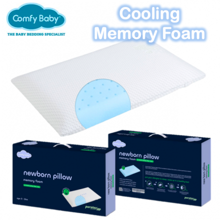 Comfy Baby Cooling Purotex Memory Foam New Born Pillow 