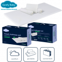 Comfy Baby Travel Mattress Set with Memory Foam Topper, Pillow and Bolster