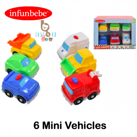 Infunbebe Mini Vehicles Set of 6