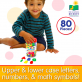 The Learning Journey Magnetic Letters & Numbers 80 mini pieces Portable Play
