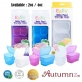 Autumnz Breastmilk & Baby Food Storage Cups (2oz/4oz) Puree Blocks Freezer Container