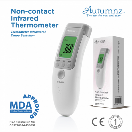 Autumnz Non-Contact Infrared Thermometer (MDA Approved)
