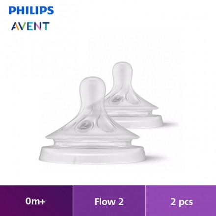 Philips Avent Natural Response (2pcs/pack) Anti Colic Bottle Nipple Twin