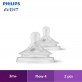Philips Avent Natural Response (2pcs/pack) Anti Colic Bottle Nipple Twin