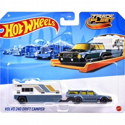 Hot Wheels Track Fleet Volvo 240 Drift Camper Trucks Haulers (Special Edition)
