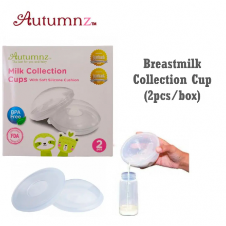 Autumnz Milk Collection Cups (2pcs) with Soft Silicone Cushion