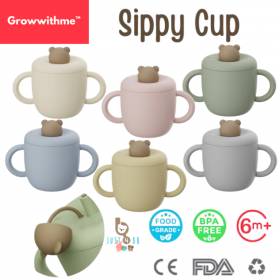 Growwithme Silicone Sippy Cup