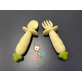 Growwithme Baby Full Silicone Fork & Spoon Set (6-12m)
