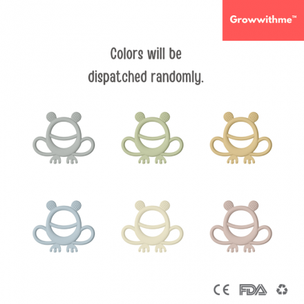 Growwithme Baby Silicone Animal Soothing Teether