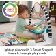 Fisher Price Newborn Baby Kick & Play Gym Green Smart Stages 2024 Playmat With Piano & Tummy Time Toys
