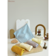Autumnz Baby Muslin Washcloths (5pcs) - Mix+Blue