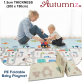 Autumnz PE Foldable Baby Playmat (Size L: 200 x 180 x 1.5cm) Busy City / My Town