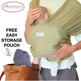 Autumnz Nuvia Air Mesh Baby Carrier (Free Travel Pouch)